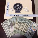 Cash and drugs seized by Blackstone police. (Courtesy Photo)